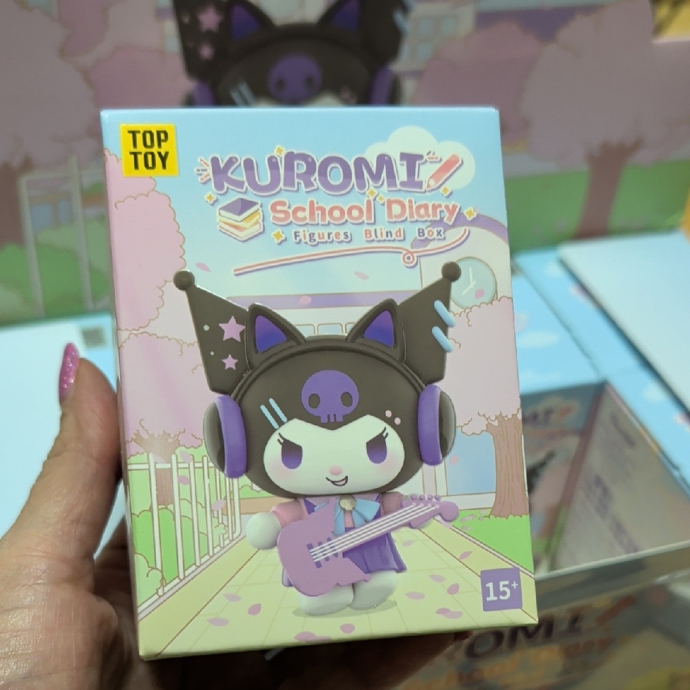 Kuromi School Diary Blind Box Figure - Purple Blind Box